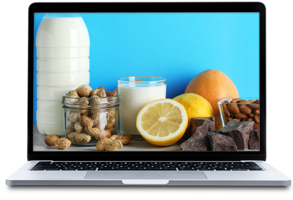 Food Allergy Awareness Training Course - Laptop Image